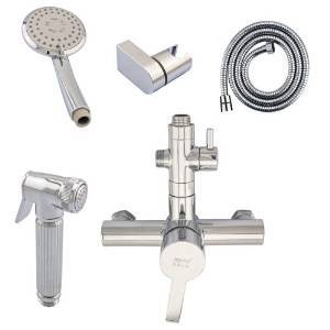 HAFQ 海岸風(fēng)情 全銅淋浴龍頭花灑馬桶噴槍套裝(龍頭、花灑、噴槍、軟管、花灑座) 7件套 L002+PRZ01+HRZ03 【HAFQ 海岸風(fēng)情】 價(jià)格 報(bào)價(jià) 圖片 - 亞馬遜中國(guó)